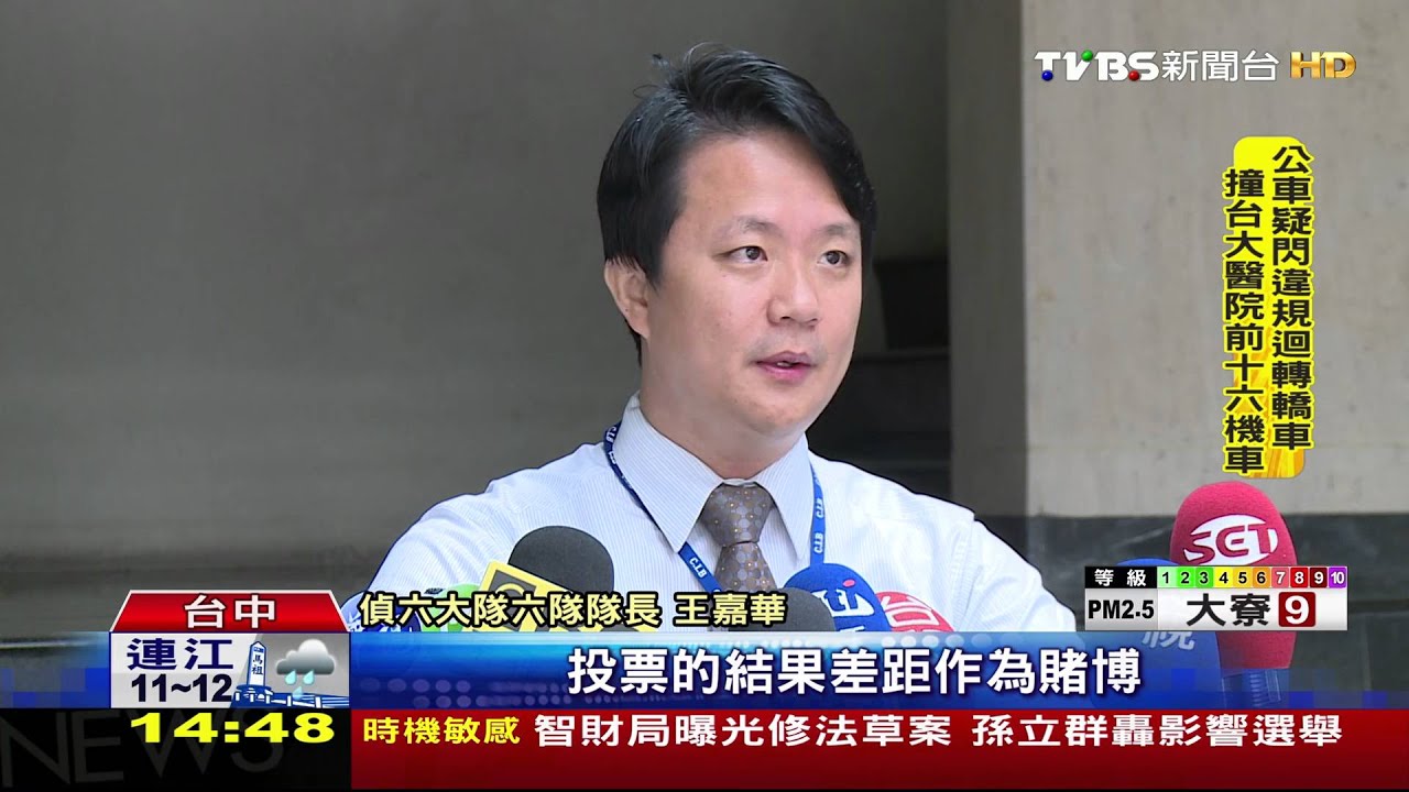 地下開賭搶選舉財！1週賭注破千萬　遭警逮
