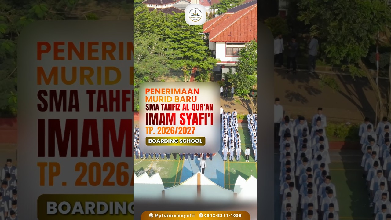 SMA Imam Syafi’i membuka pendaftaran santri baru TP. 2026/2027 #shrots #pesantren