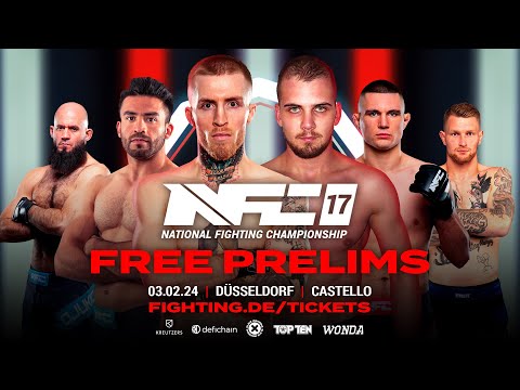 FREE PRELIMS: NFC 17 | 03.02. | Düsseldorf - FIGHTING
