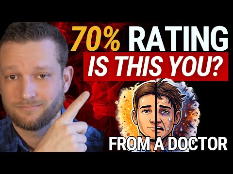 What 70% VA Mental Health Rating ACTUALLY Looks Like (Doctor Explains) | VA Disability