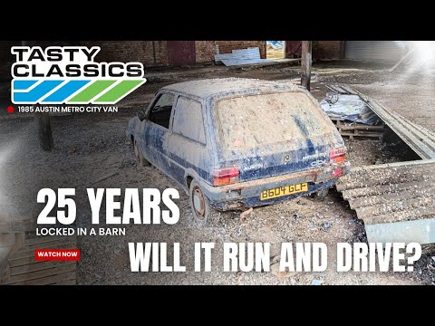 Can I Make It RUN AND DRIVE To an MOT after 25 YEARS Locked In A Barn?! 1985 AUSTIN METRO VAN!