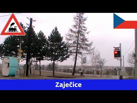 Železniční přejezd Zaječice - 2.3.2012 [480p]