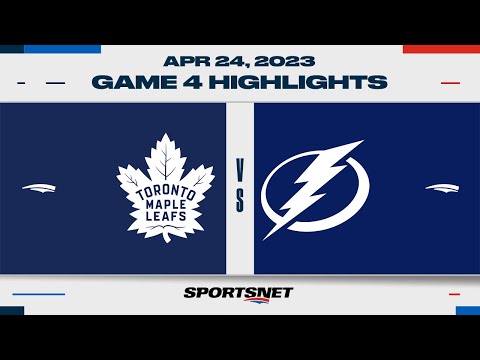 NHL Game 4 Highlights | Maple Leafs vs. Lightning - April 24, 2023