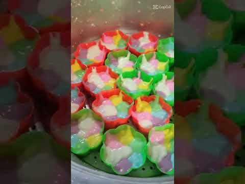 bolu kukus pelangi on proses