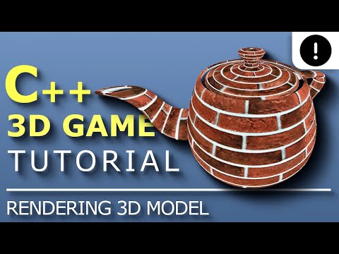 C++ 3D Game Tutorial 18: Creating 3D Engine - Rendering 3D Model