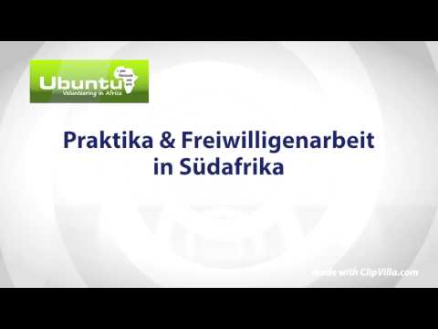 Ubuntu4Africa Video Freiwilligenarbeit & Praktika in Südafrika