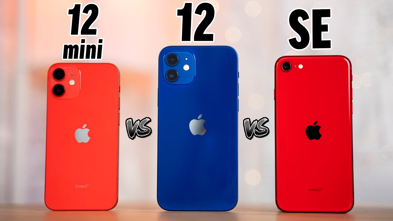 iPhone 12 Mini vs iPhone 12 vs SE - Full Comparison!