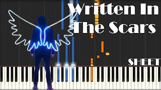 The Script - Written In The Scars Piano Tutorial | Sheet