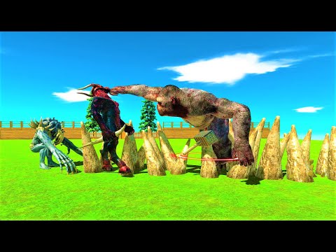 2 VS 2 CALL THE STRONGER FRIEND Animal revolt battle simulator INFERNALS VS MUTANT PRIMATES