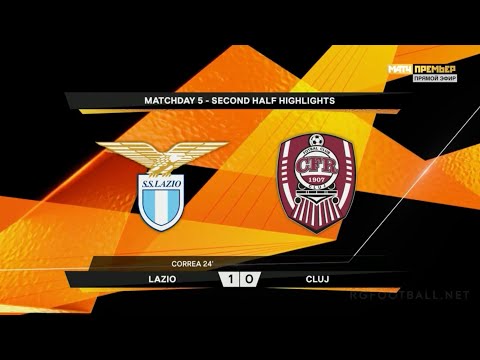 Lazio 1:0 CFR Cluj. UEL 2019/20