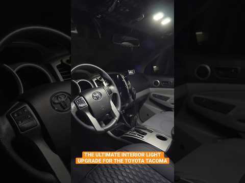 The ULTIMATE Interior Light Upgrade For The Toyota Tacoma! #tacoma #toyota #truck