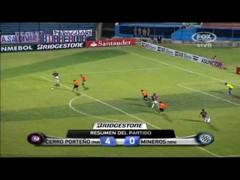 Cerro Porteño 4 - 0 Mineros Copa Sudamericana 2012