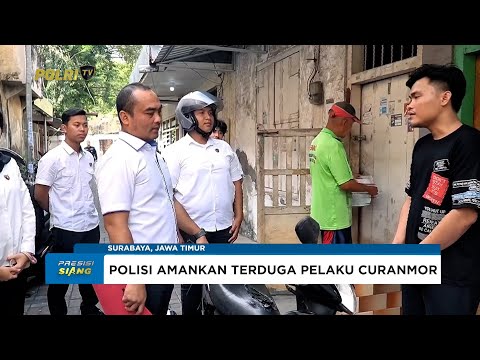 POLRESTABES SURABAYA KEMBALIKAN MOTOR CURIAN KEPADA PEMILIKNYA