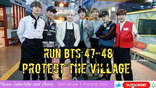 RUN BTS EP 47-48 FULL EPISODE ENG SUB  BTS PROTECT