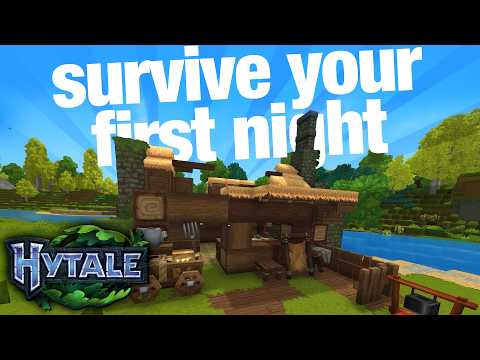 SURVIVE YOUR FIRST NIGHT! - HYTALE