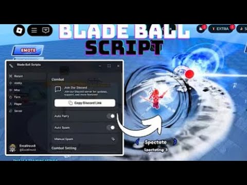 NO KEY | BLADE BALL SCRIPTS | AUTO PARRY | AUTO SPAM | PASTEBIN + NO KEY
