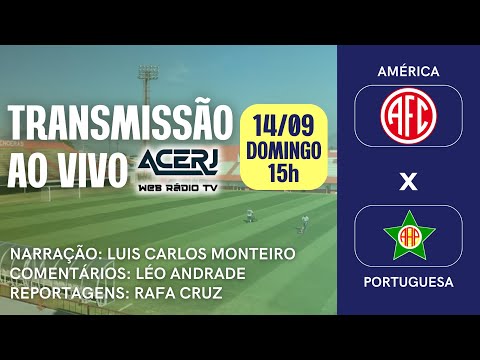 AO VIVO: AMÉRICA 1X0 PORTUGUESA  - 1°JOGO DA FINAL DA COPA RIO DE 2025