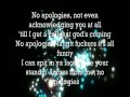 Eminem  No Apologies Lyrics