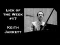 Lick of the Week #17 (Keith Jarrett Minor ii V I Lick)