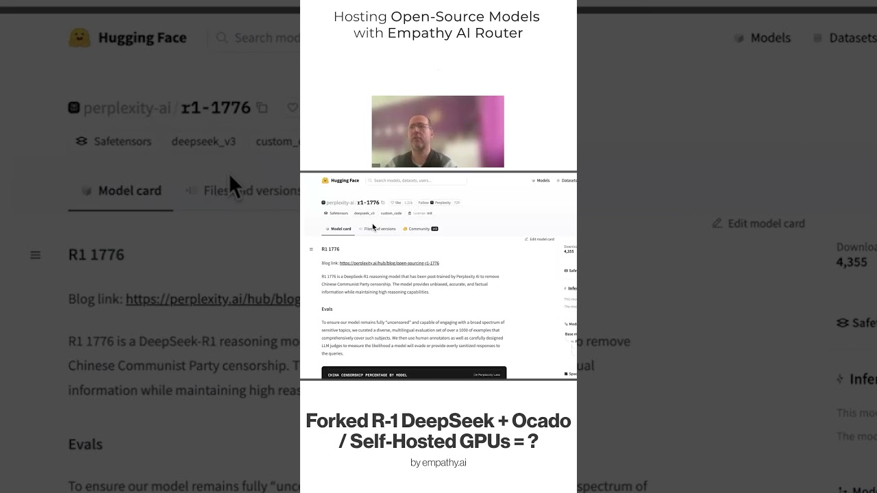 🤖 Hosting Open-Source Models with Empathy AI Router! 🚀 #AI #OpenSource #TechInnovation