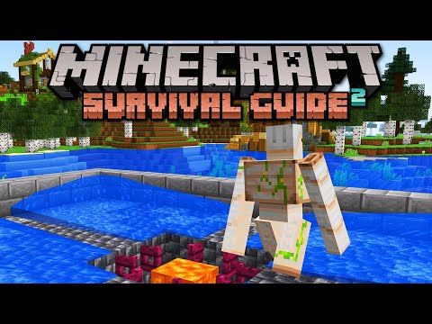 How To Build An Iron Farm! ▫ Minecraft Survival Guide (1.18 Tutorial Let's Play) [S2 Ep.31]