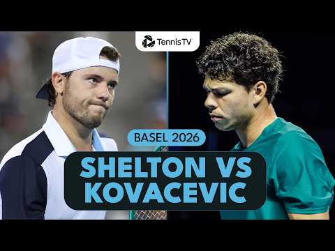 Ben Shelton vs Aleksandar Kovacevic Entertaining Match 🔥 | Basel 2026 Highlights