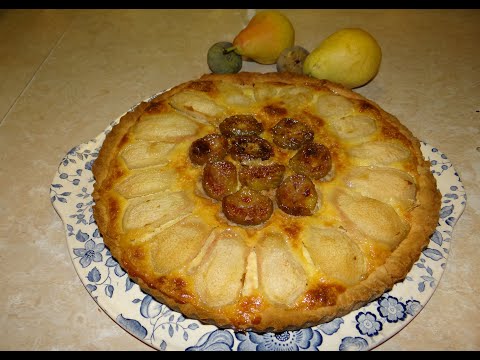 "Recettes de Mamie Suzou" Tarte aux Figues et Poires "