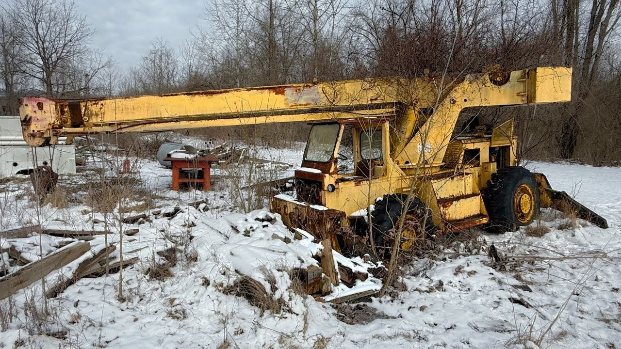 This GROVE CRANE has been sitting for 10+ years! Can it be saved?? (Will it run?)
