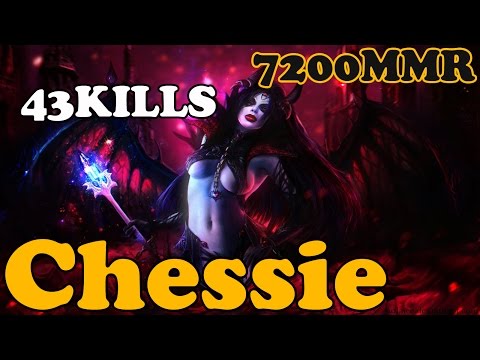 Dota 2 - Chessie 7200 MMR Plays Queen of Pain vol 4# - Pub Match Gameplay