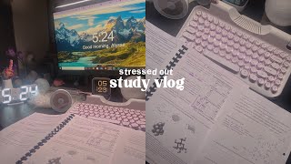 junior college productive study vlog singapore ☁️ | daily routine, rly stressed out