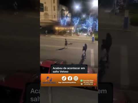 Deixou duas pessoas feridas na noite deste domingo (14) em Salto Veloso.