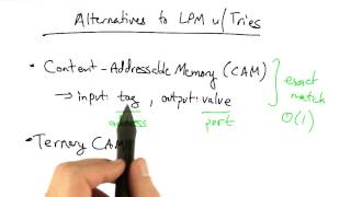 Alternatives to LPM with Tries - Georgia Tech - Network Implementation