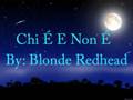 Chi e e non e Blonde Redhead 