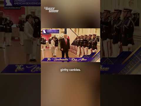 An excellent showing at Westminster by Donald the Old American Beaverhound #dailyshow #trump