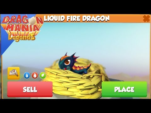 Liquid fire Dragon Hatching! , Dragon Mania Legends - Gameplay Walkthrough part 767 HD