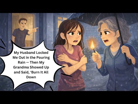 My Husband Locked Me Out in the Pouring Rain — Then My Grandma Showed Up and Said, ‘Burn It All Down