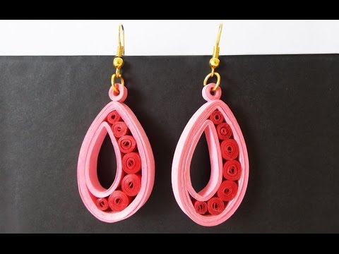 Quilling 101: Gilded Earrings