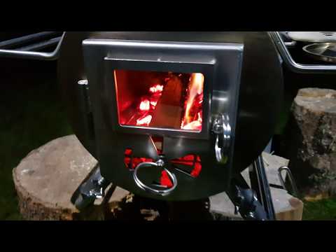 Making Coffee In A Hot Helsport Pasvik Lavvu On The Gstove