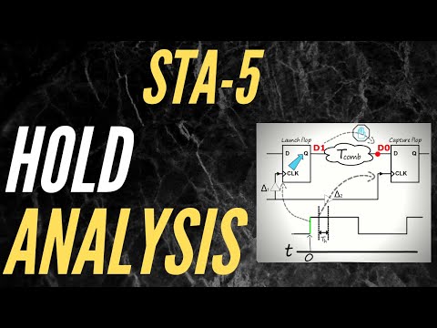 HOLD ANALYSIS | STA - 5 | Static Timing Analysis | The Rising Edge