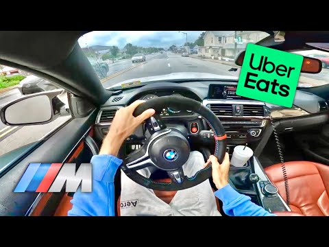 POV UBER EATS IN STRAIGHT PIPED M4…