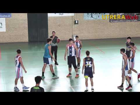 PARTIDO DE BALONCESTO JÚNIOR MASCULINO C.B. UTRERA BLANCO 59 - CLUB BALOCNESTO GINES AZUL 51