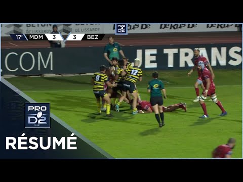 PRO D2 - Résumé Stade Montois-AS Béziers Hérault: 34-13 - J27 - Saison 2021/2022
