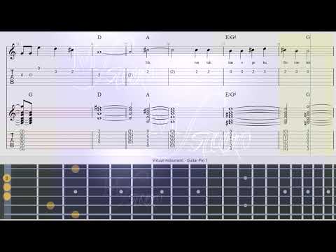 Belajar Kunci Gitar dan Not Angka Bukti - Virgoun + TAB | MsStudio3