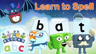 @officialalphablocks - Can you Spell B-A-T? 🦇  | Learn to Spell | #Halloween
