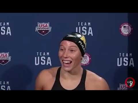 Hali Flickinger: "I was self-talking that whole last 50"