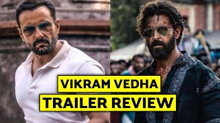 Vikram Vedha Trailer Review Hrithik #shorts #vikramvedha