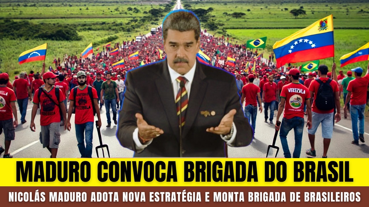 MADURO Convoca Brigada BRASILEIRA Para Agir Dentro da VENEZUELA