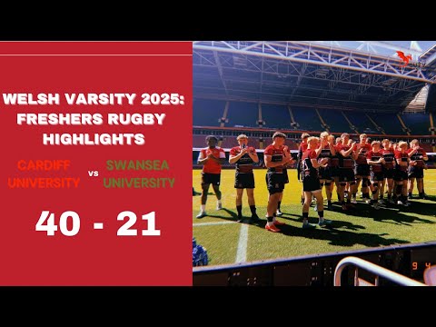 Cardiff's young Guns too strong for Swansea! | Welsh Varsity 2025 | Freshers Rugby Highlights