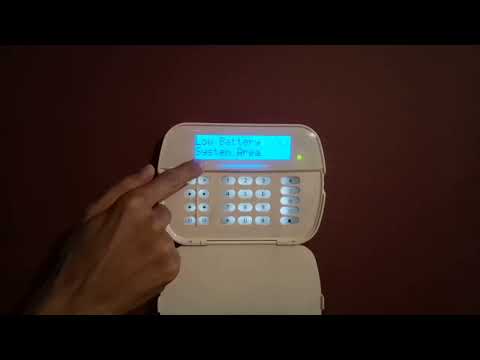 DSC Alarm Trouble: System Battery. How to stop Beeping?