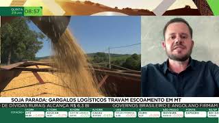 Gargalos logísticos travam escoamento da soja em Mato Grosso
